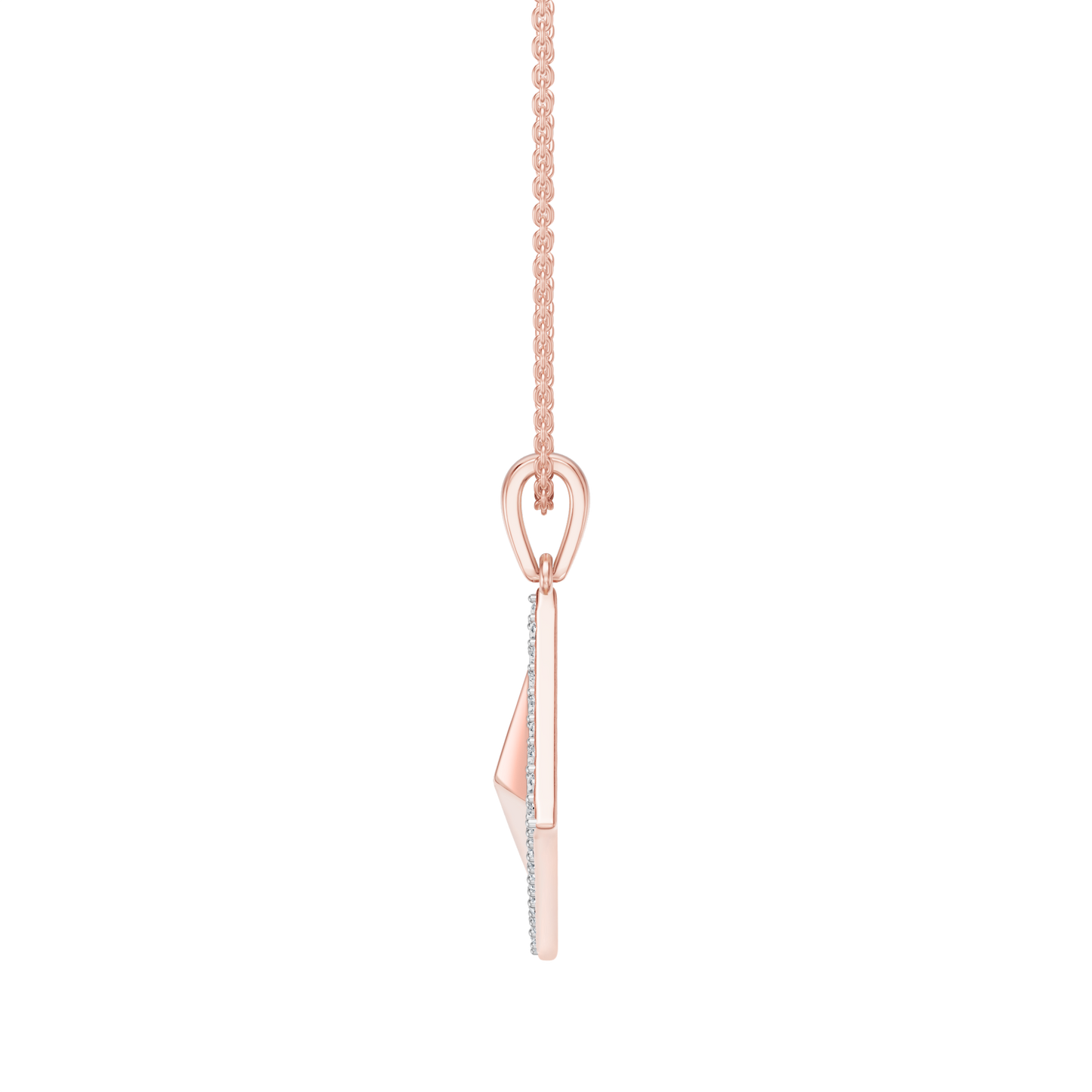 Pink Gold-Triad Pendant_view=SIDE