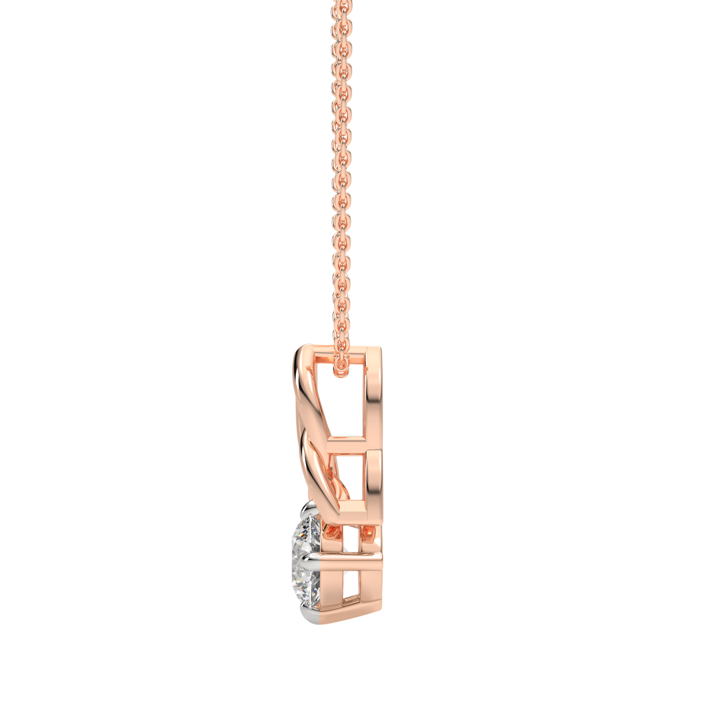 Pink Gold-Nebula Lab-Grown Diamond Solitaire Pendant_view=SIDE
