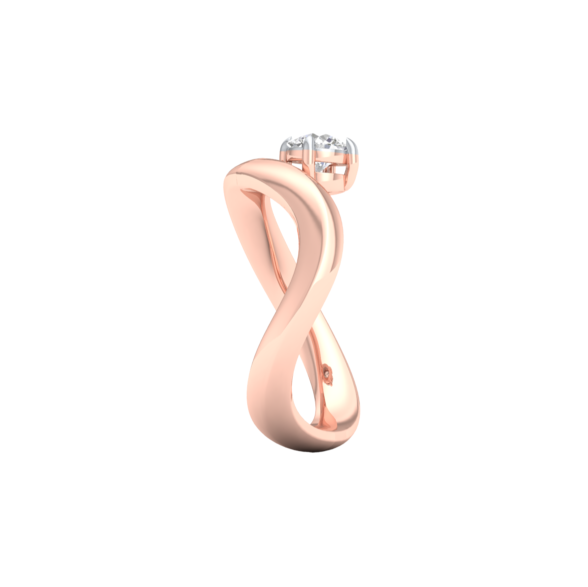 Pink Gold-Cosmic Round Lab-Grown Diamond Ring_view=SIDE