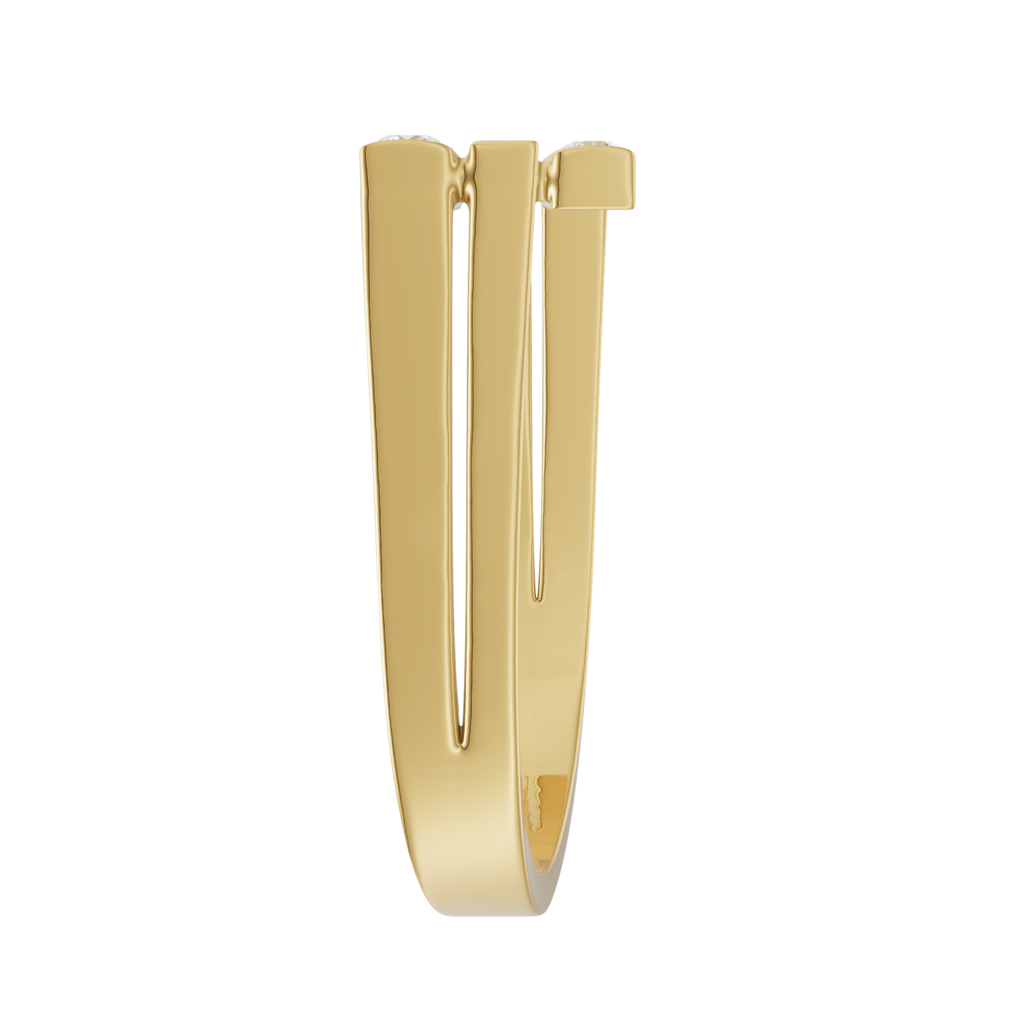 Yellow Gold-Vertex Bar Ring_view=SIDE