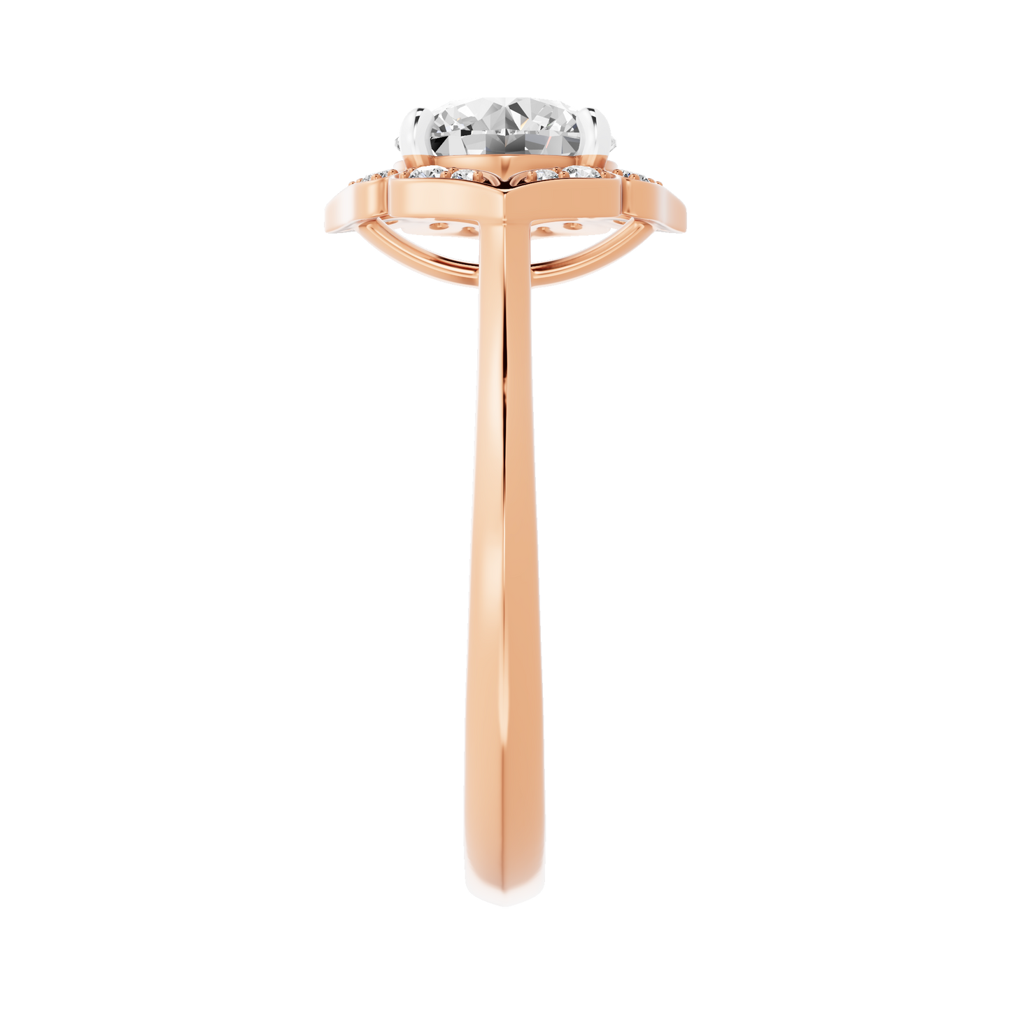 Pink Gold-Orion Lab-Grown Diamond Engagement Ring_view=SIDE