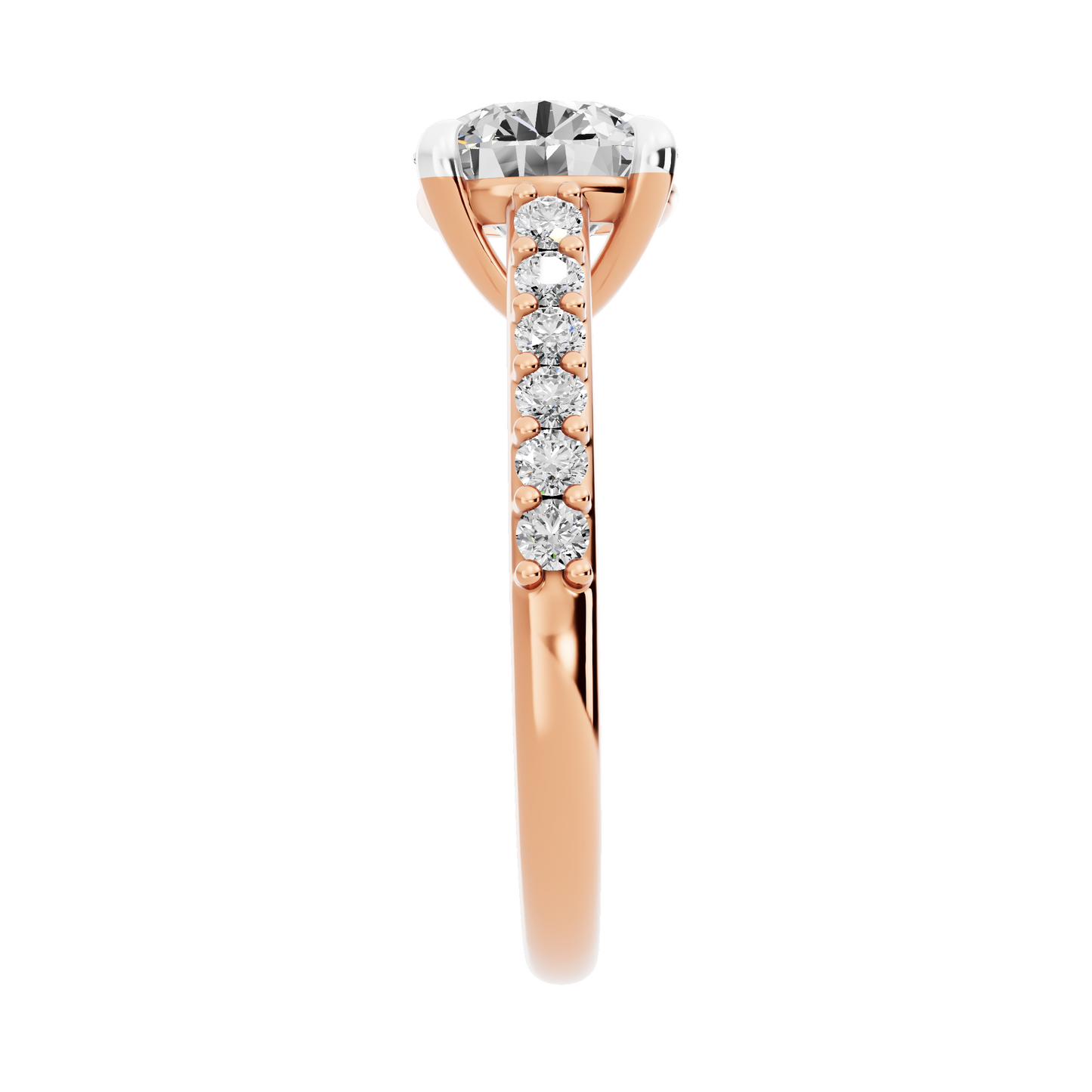 Pink Gold-Meridian Statement Solitaires Lab-Grown Diamond Engagement Ring_view=SIDE