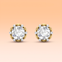 Solitaire Earrings