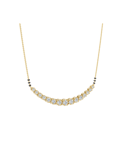Yellow Gold-Castor Necklace Lab Diamond_view=3DV