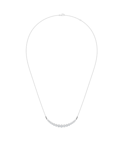 White Gold-Castor Necklace Lab Diamond_view=OPEN
