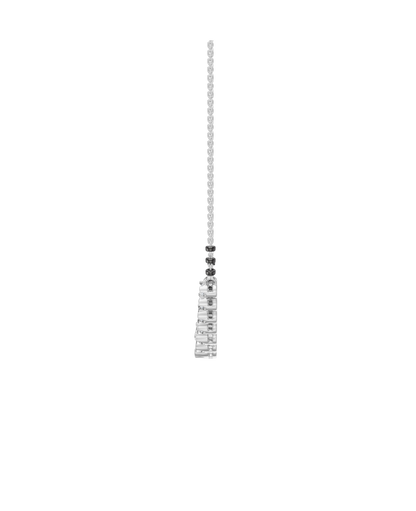 White Gold-Castor Necklace Lab Diamond_view=SIDE