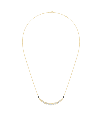 Yellow Gold-Castor Necklace Lab Diamond_view=OPEN