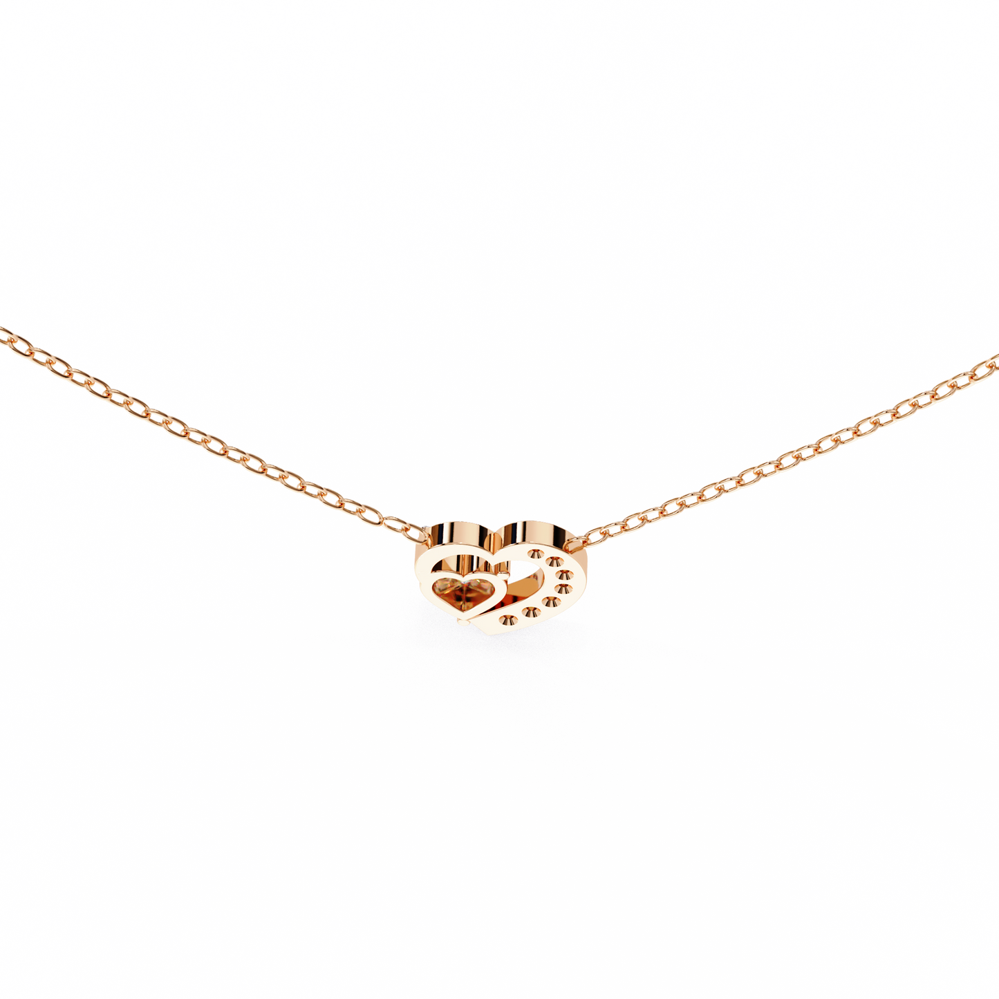 Pink Gold-Capella Pendant Lab Diamond_view=BACK