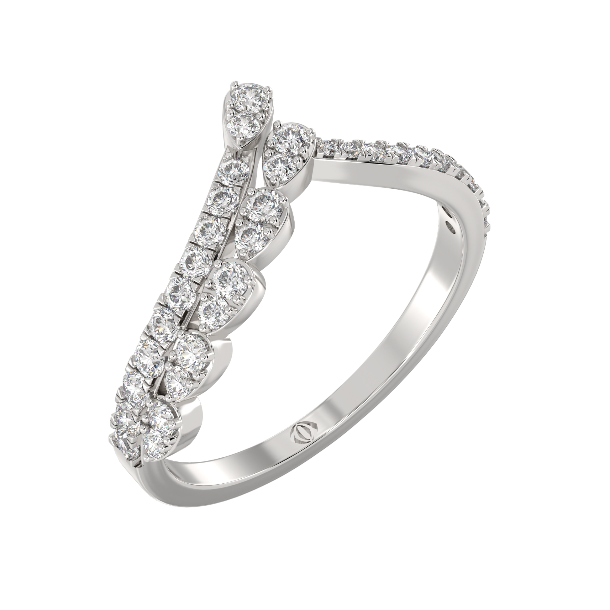 White Gold-Serenity Lab-Grown Diamond Ring_view=3DV