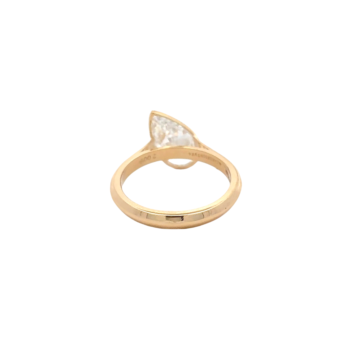Ella Lab Diamond Ring 2.00ct Pear center – Timanti