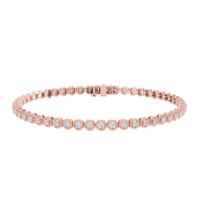 Vortex Round Lab-Diamond Tennis Bracelet 1.15ct