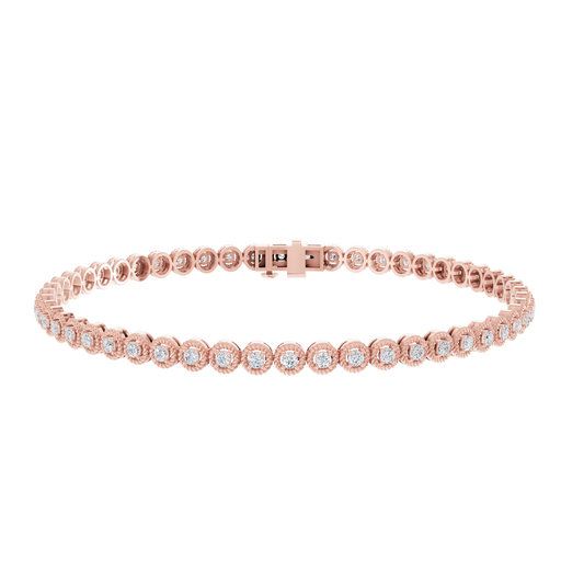 Vortex Round Lab-Diamond Tennis Bracelet 1.15ct