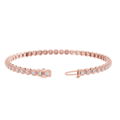 Pink Gold-Lumina Minimal Lab-Grown Diamond Bracelet_view=OPEN
