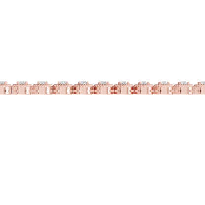 Pink Gold-Lumina Minimal Lab-Grown Diamond Bracelet_view=SIDE