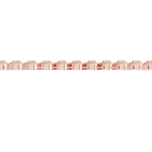 Pink Gold-Lumina Minimal Lab-Grown Diamond Bracelet_view=SIDE