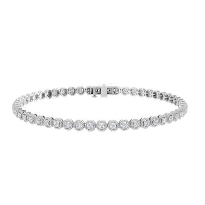 Vortex Round Lab-Diamond Tennis Bracelet 1.15ct