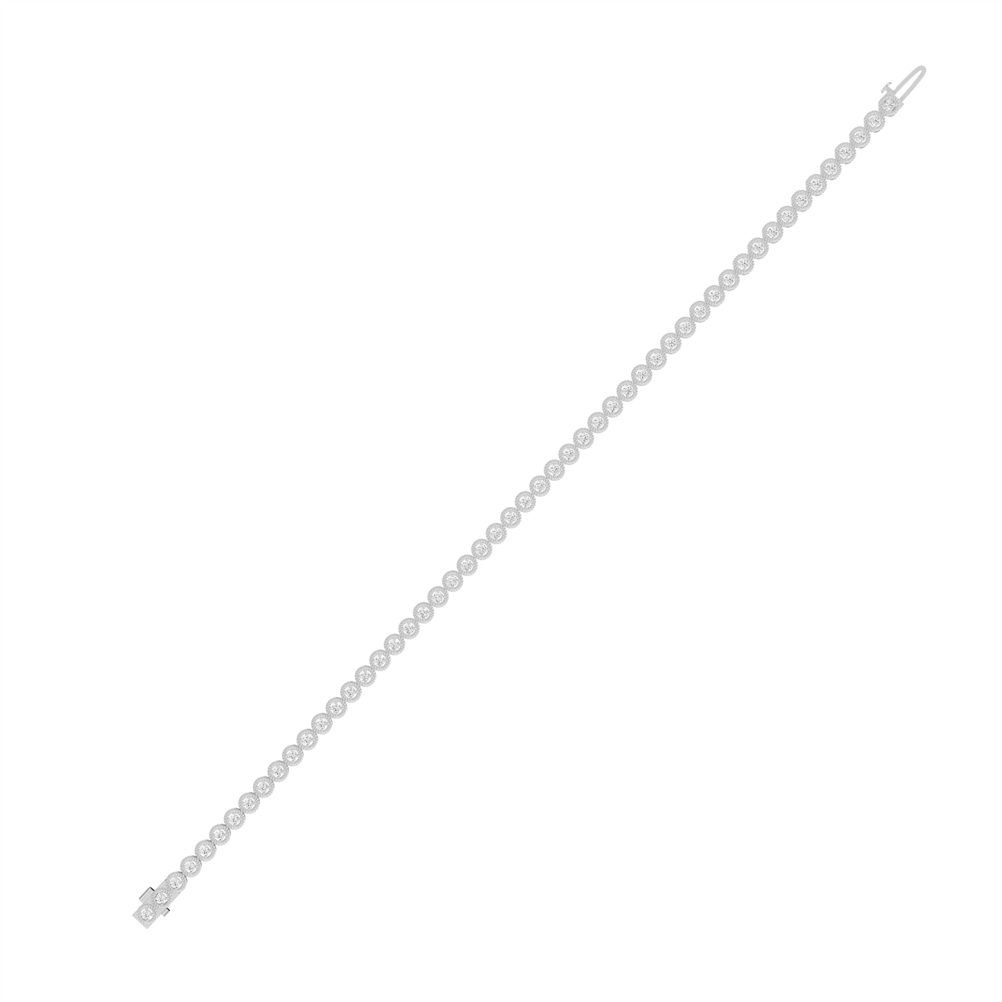 White Gold-Lumina Minimal Lab-Grown Diamond Bracelet_view=TOP
