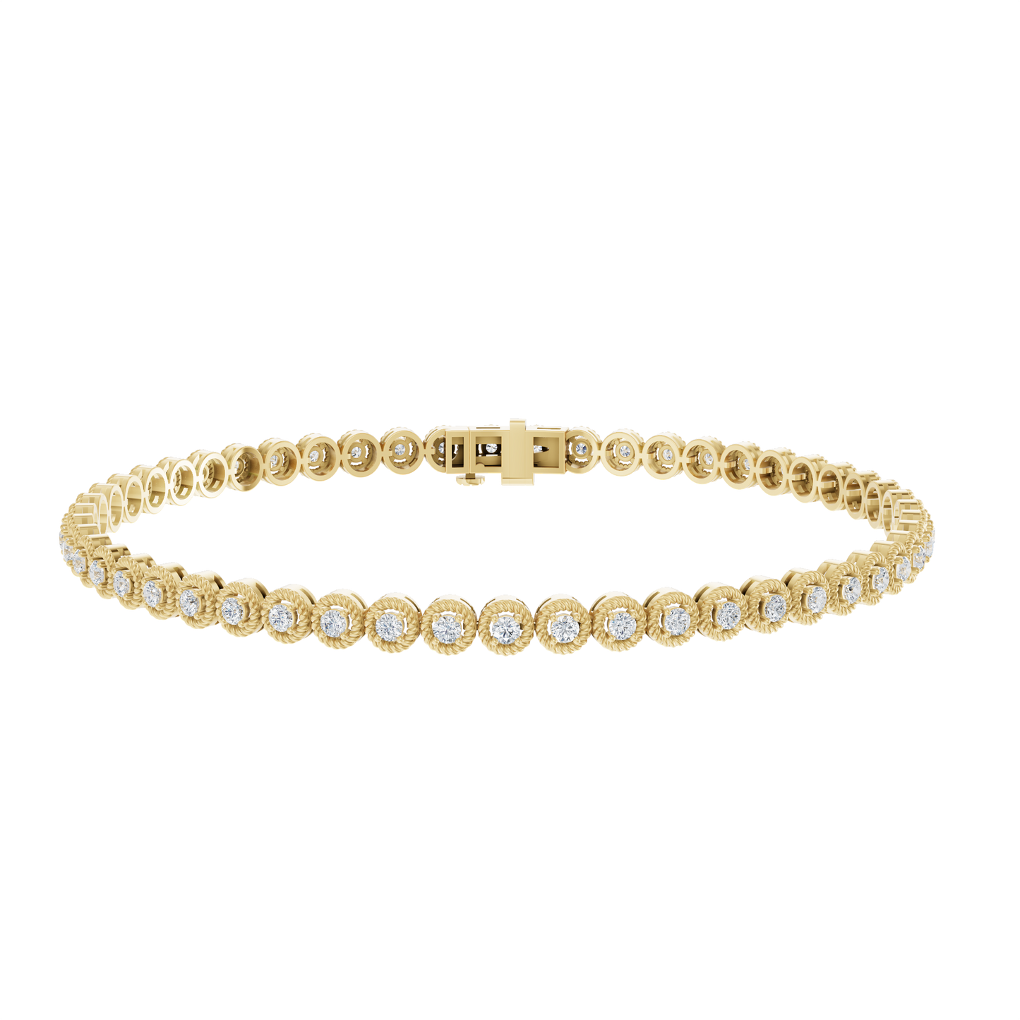 Yellow Gold-Lumina Minimal Lab-Grown Diamond Bracelet_view=3DH
