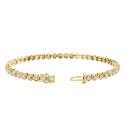 Yellow Gold-Lumina Minimal Lab-Grown Diamond Bracelet_view=OPEN