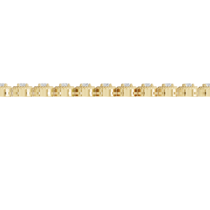 Yellow Gold-Lumina Minimal Lab-Grown Diamond Bracelet_view=SIDE