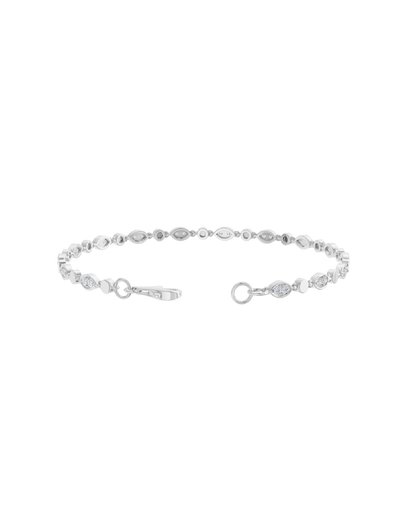 White Gold-Radiant Chain Lab-Grown Diamond Bracelet_view=OPEN