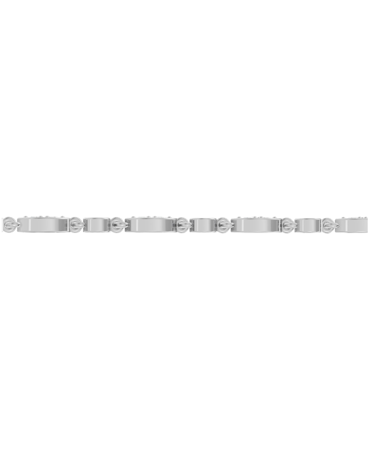 White Gold-Radiant Chain Lab-Grown Diamond Bracelet_view=SIDE