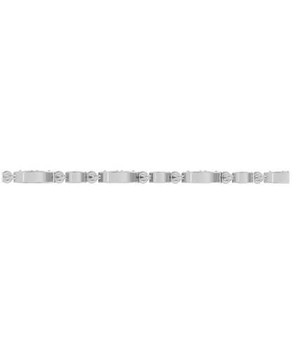 White Gold-Radiant Chain Lab-Grown Diamond Bracelet_view=SIDE