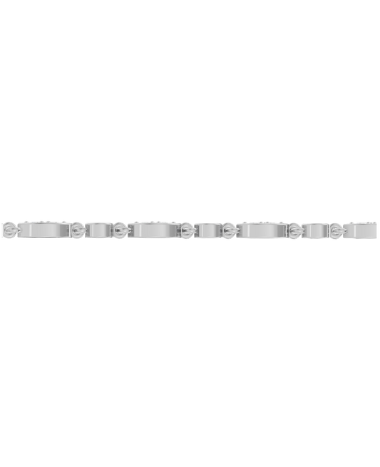 White Gold-Radiant Chain Lab-Grown Diamond Bracelet_view=SIDE