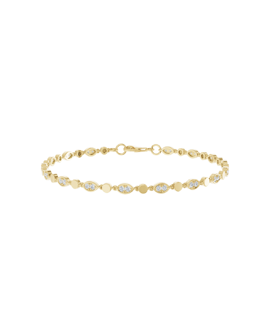 Yellow Gold-Radiant Chain Lab-Grown Diamond Bracelet_view=3DV