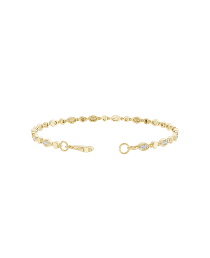 Yellow Gold-Radiant Chain Lab-Grown Diamond Bracelet_view=OPEN