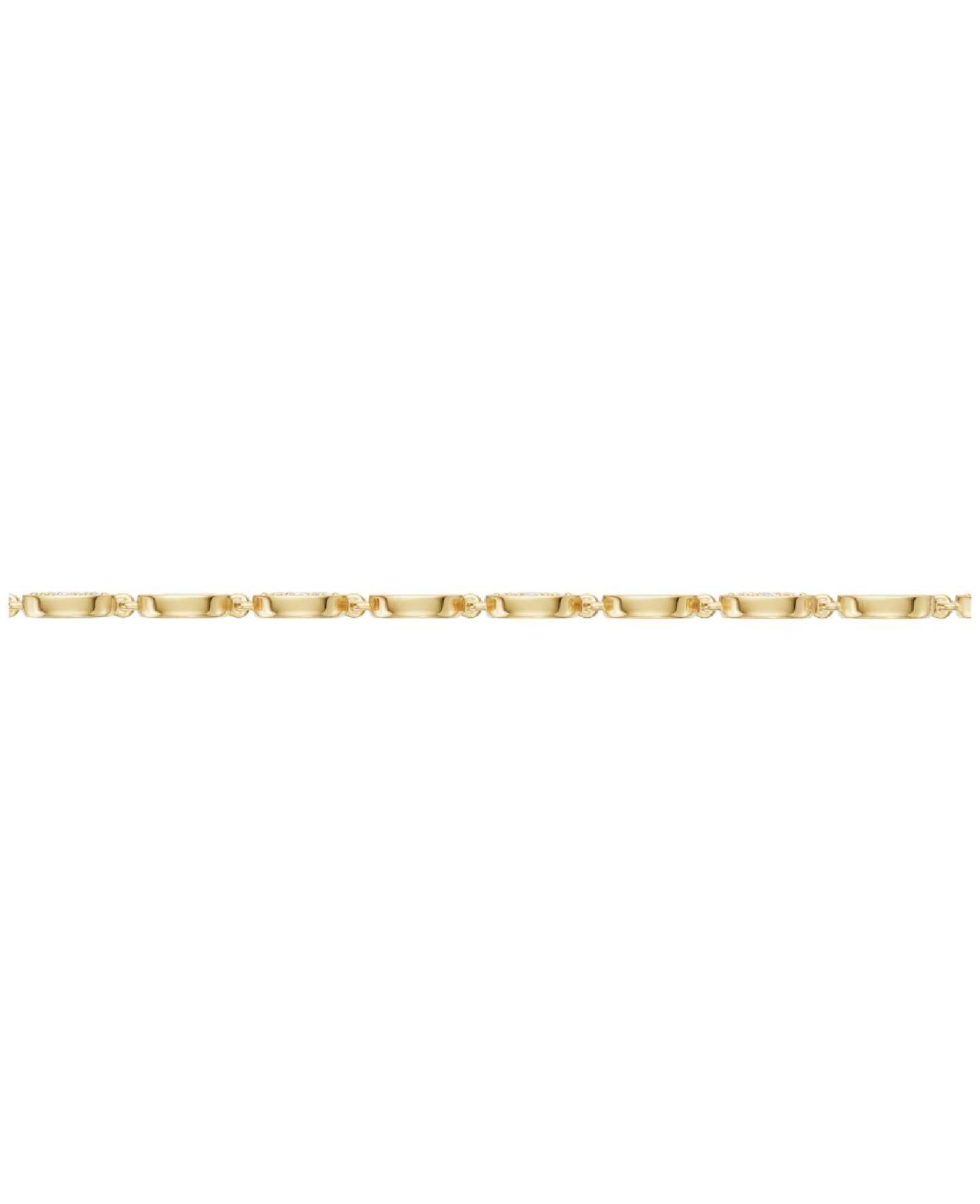 Yellow Gold-Infinity Line Textured Gold Bracelet- Lab-Grown Diamond Bracelet_view=SIDE