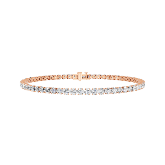 Pink Gold-Eternal - Lab-Grown Diamond Bracelet_view=3DH OPEN