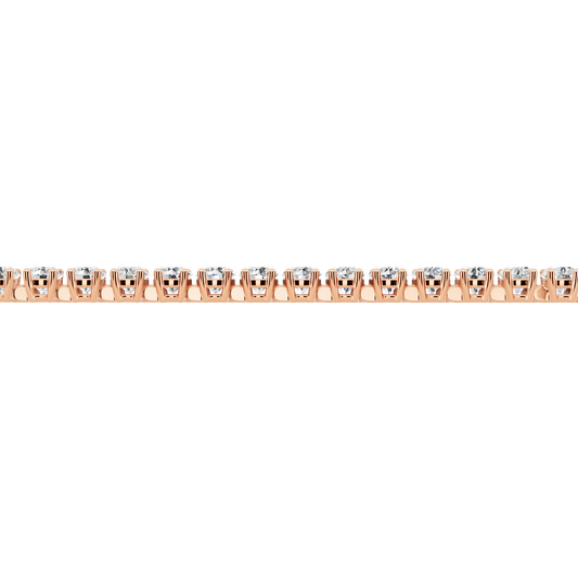 Pink Gold-Eternal - Lab-Grown Diamond Bracelet_view=SIDE