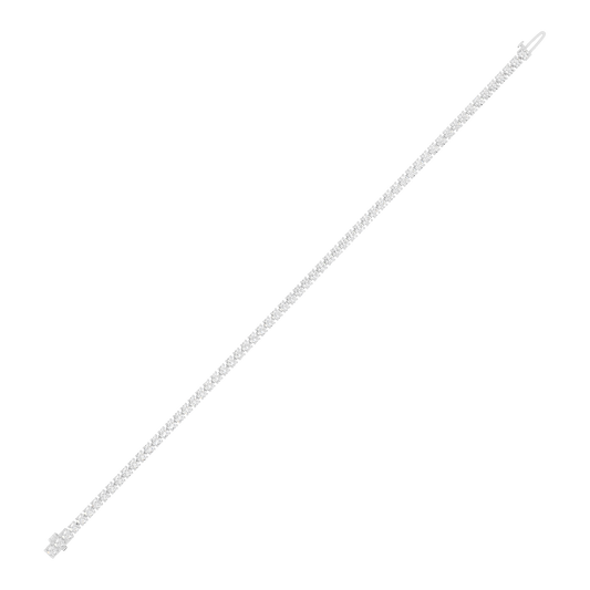 White Gold-Eternal - Lab-Grown Diamond Bracelet_view=TOP