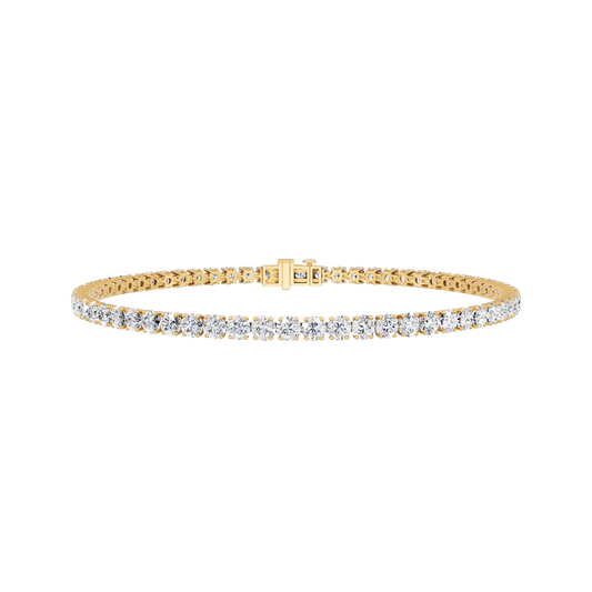 Yellow Gold-Eternal - Lab-Grown Diamond Bracelet_view=3DH OPEN