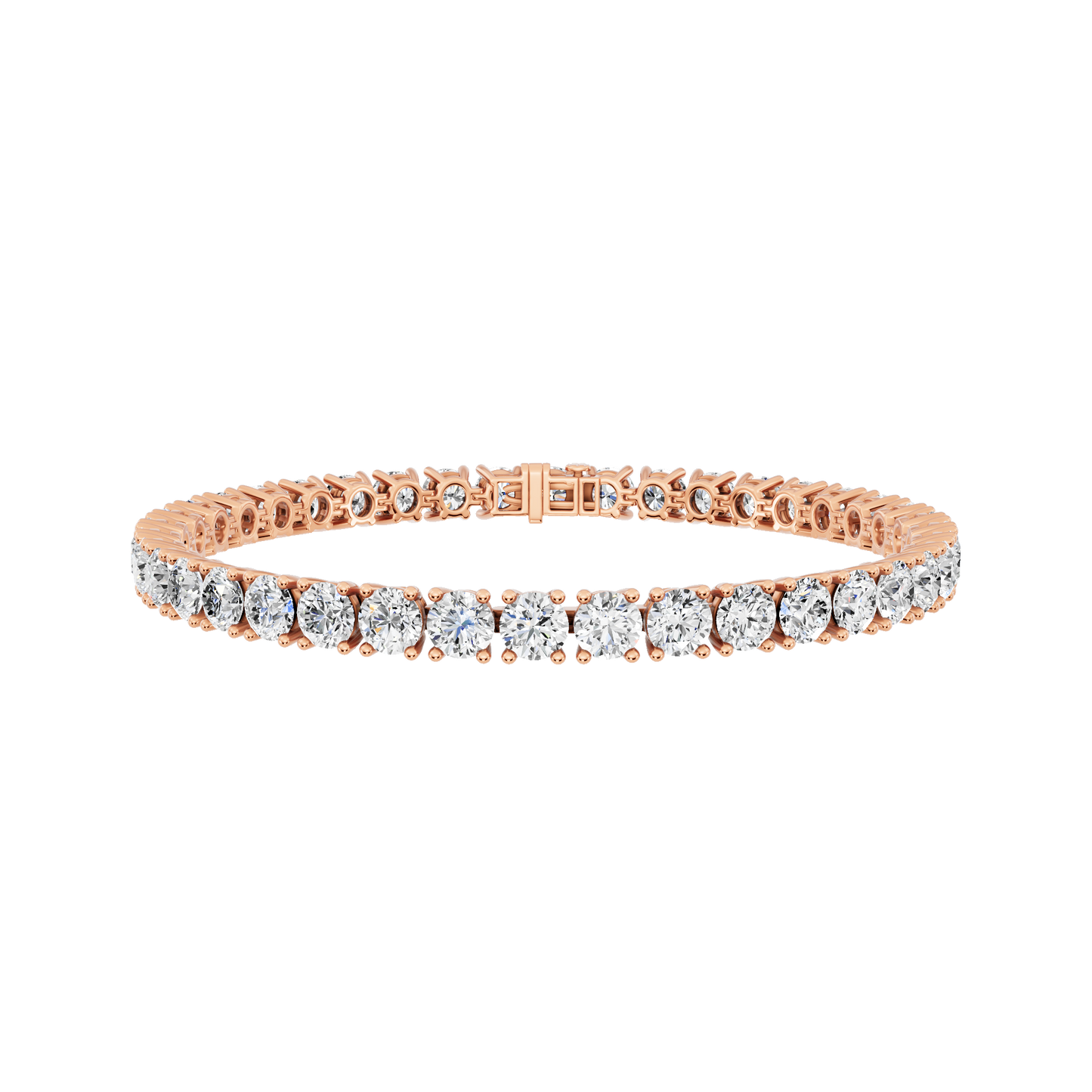Pink Gold-Harmony - Lab-Grown Diamond Bracelet_view=3DH