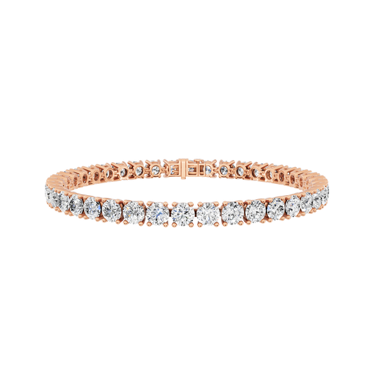 Pink Gold-Harmony - Lab-Grown Diamond Bracelet_view=3DH