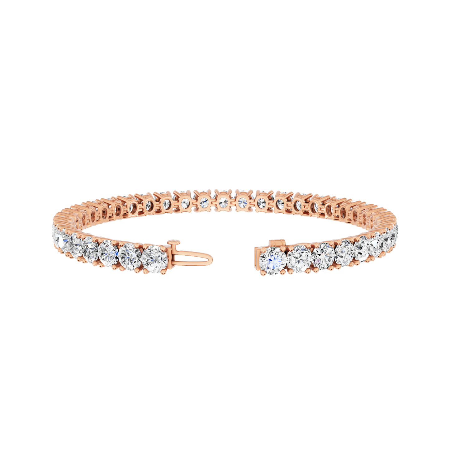 Pink Gold-Harmony - Lab-Grown Diamond Bracelet_view=OPEN