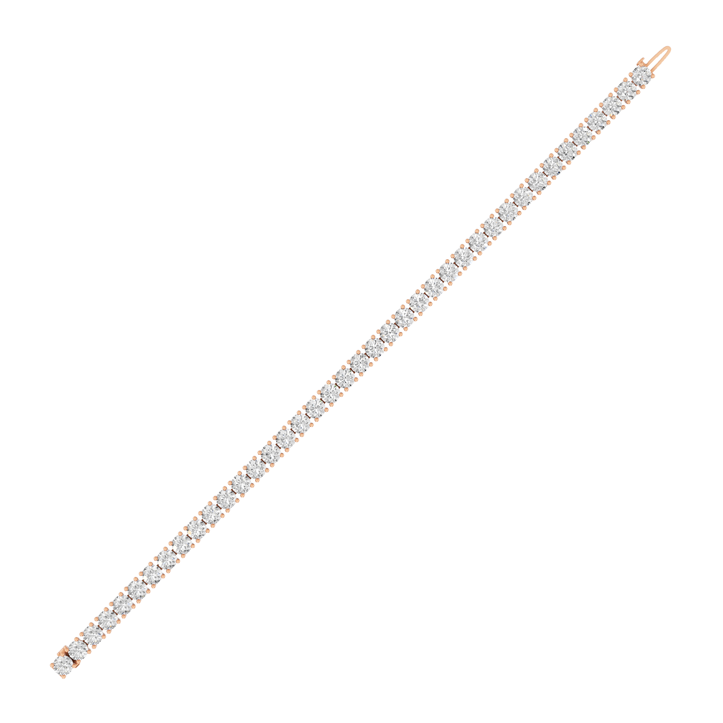 Pink Gold-Harmony - Lab-Grown Diamond Bracelet_view=TOP