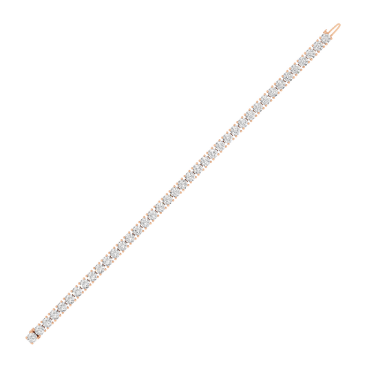 Pink Gold-Harmony - Lab-Grown Diamond Bracelet_view=TOP
