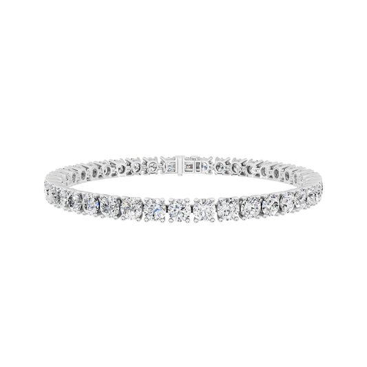White Gold-Harmony - Lab-Grown Diamond Bracelet_view=3DH