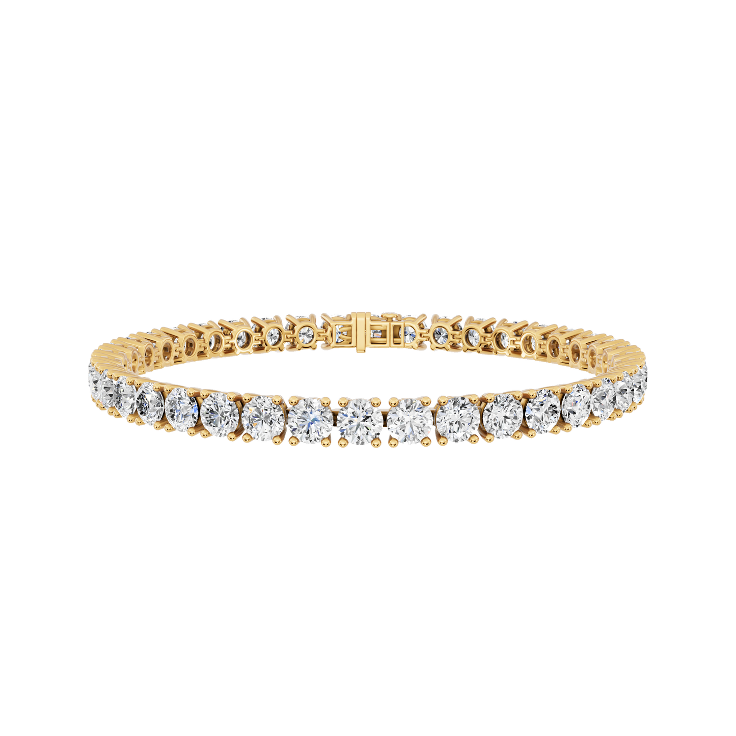 Yellow Gold-Harmony - Lab-Grown Diamond Bracelet_view=3DH