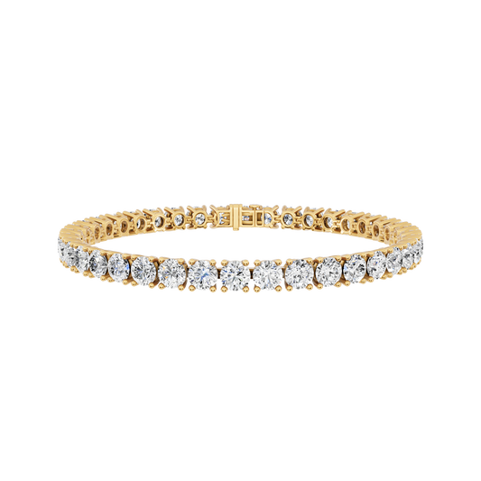 Yellow Gold-Harmony - Lab-Grown Diamond Bracelet_view=3DH