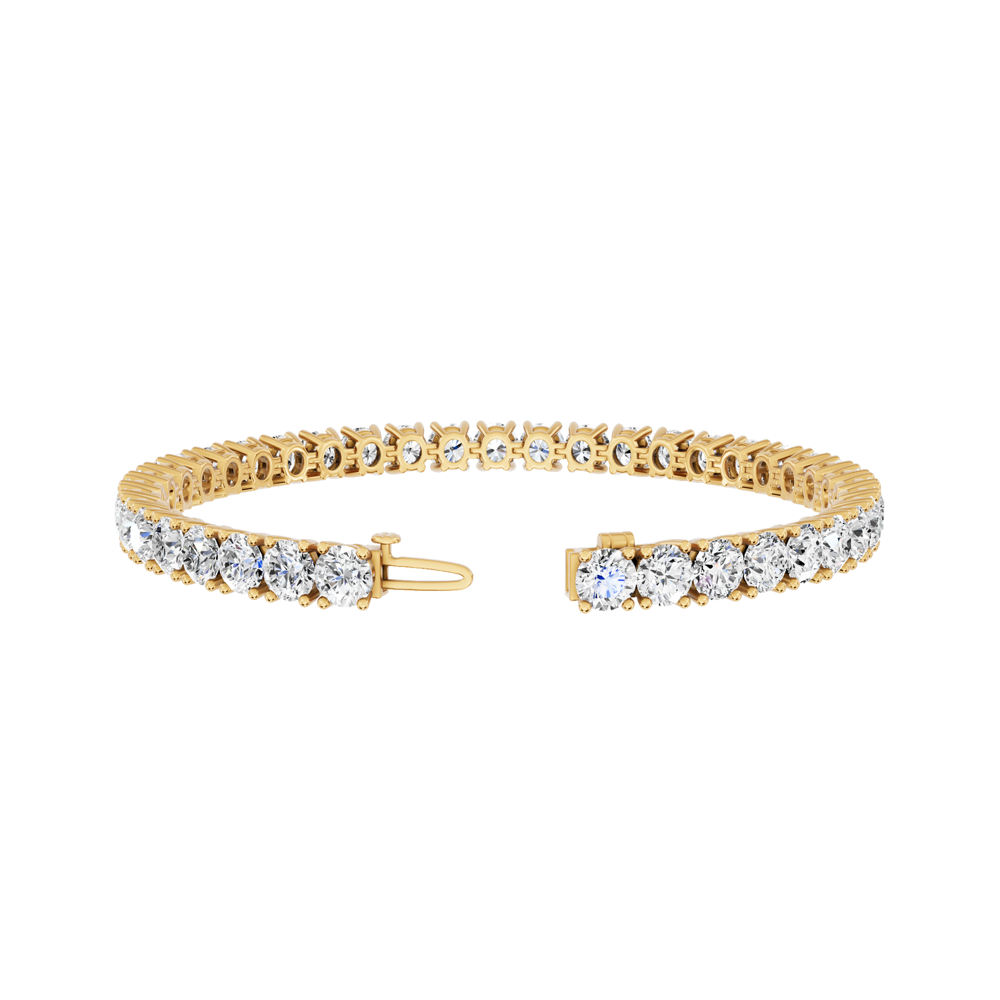 Yellow Gold-Harmony - Lab-Grown Diamond Bracelet_view=OPEN