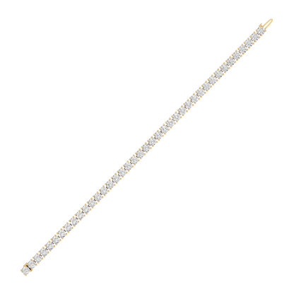 Yellow Gold-Harmony - Lab-Grown Diamond Bracelet_view=TOP