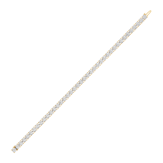 Yellow Gold-Harmony - Lab-Grown Diamond Bracelet_view=TOP