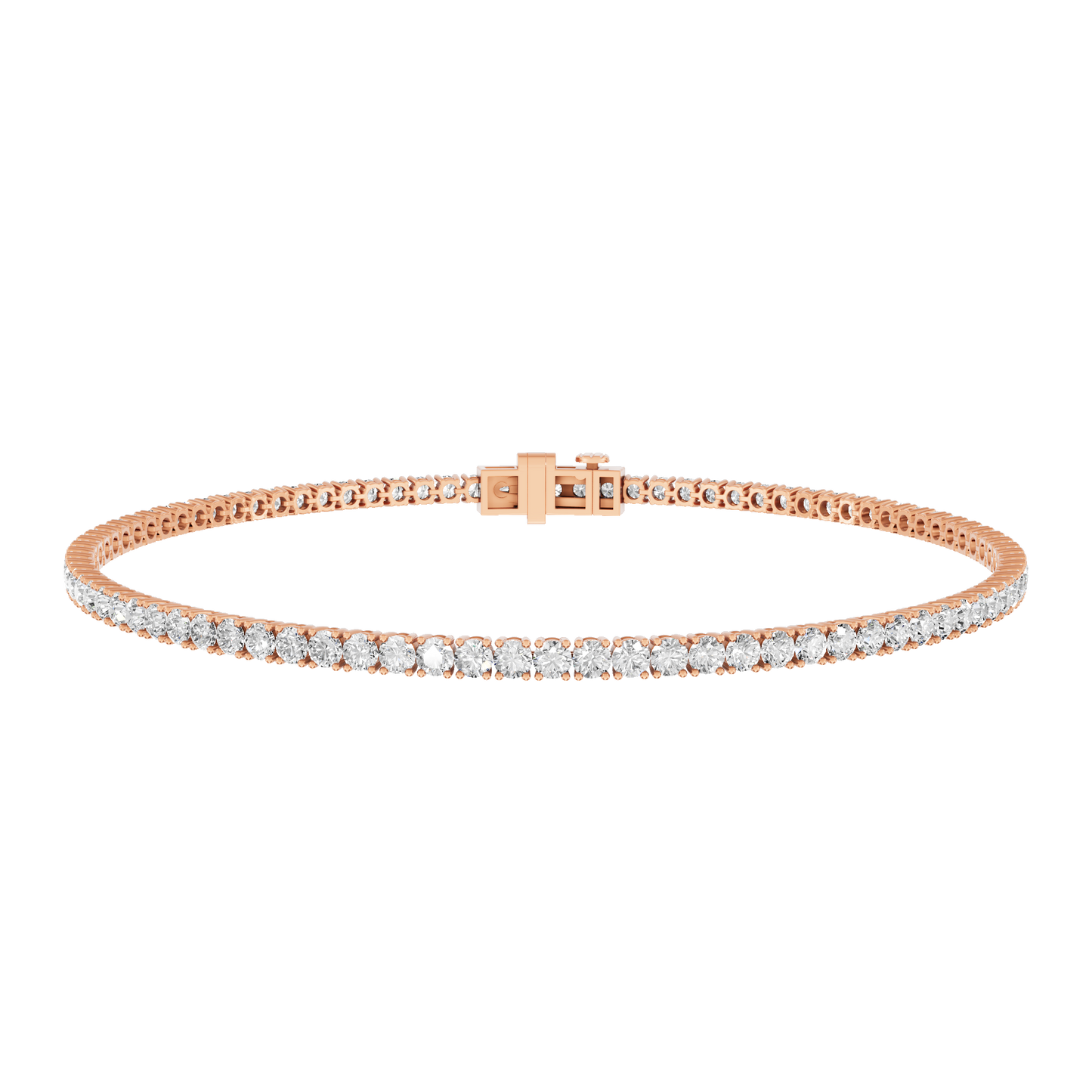 Pink Gold-Memoir - Lab-Grown Diamond Bracelet_view=3DH