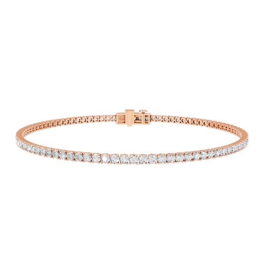 Pink Gold-Memoir - Lab-Grown Diamond Bracelet_view=3DH