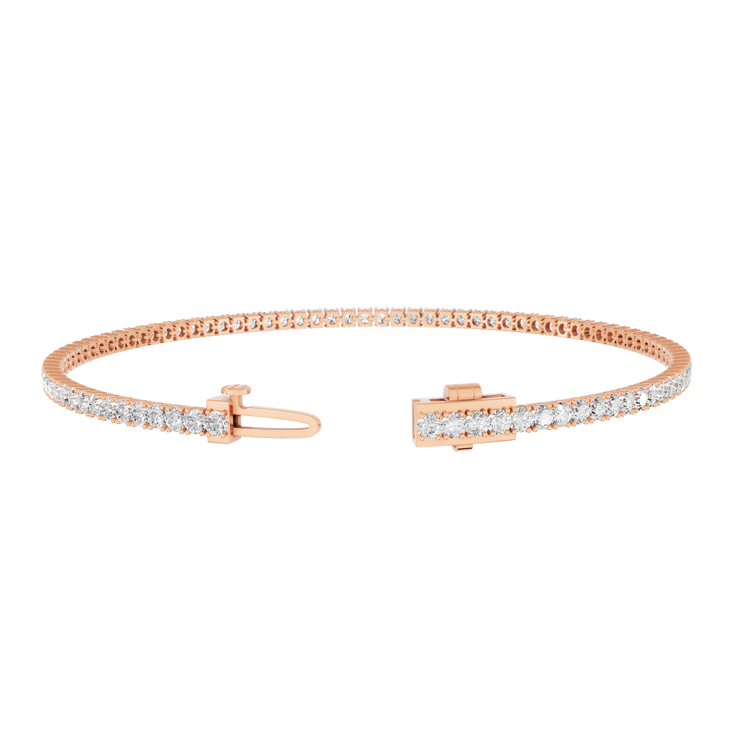 Pink Gold-Memoir - Lab-Grown Diamond Bracelet_view=OPEN