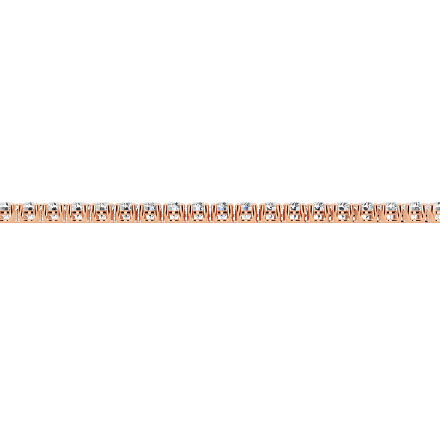 Pink Gold-Memoir - Lab-Grown Diamond Bracelet_view=SIDE